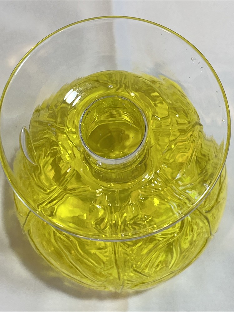 CABBAGE LEAF SIGMA RETIRED SECLA YELLOW GLASSWARE CABBAGE GOBLET Replacement