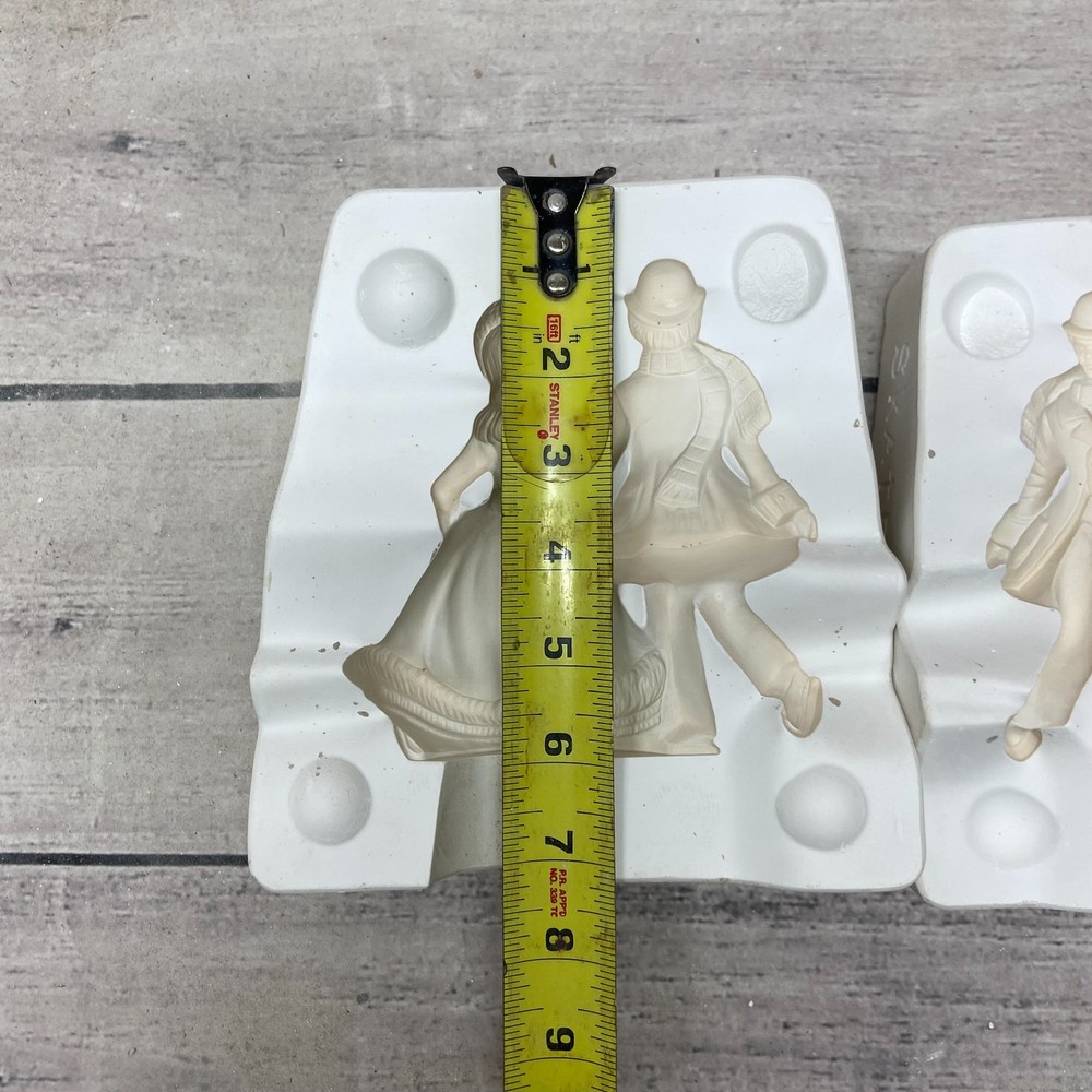 Cramer Ceramic Casting Mold Skaters Couple Figurine #CM-303