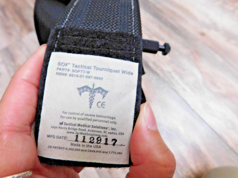 SOF TACTICAL BLACK TOURNIQUET WIDE