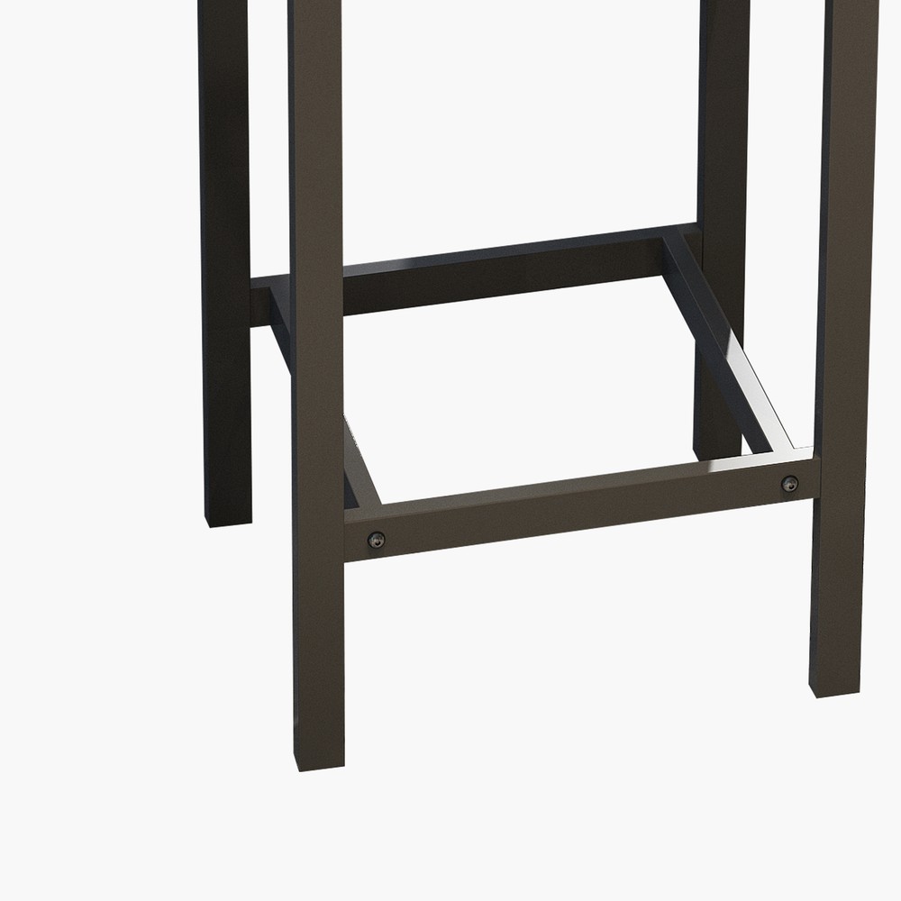 Modern Kitchen Dining Table, Pub Table Long Dining Table Set with 3 Stools