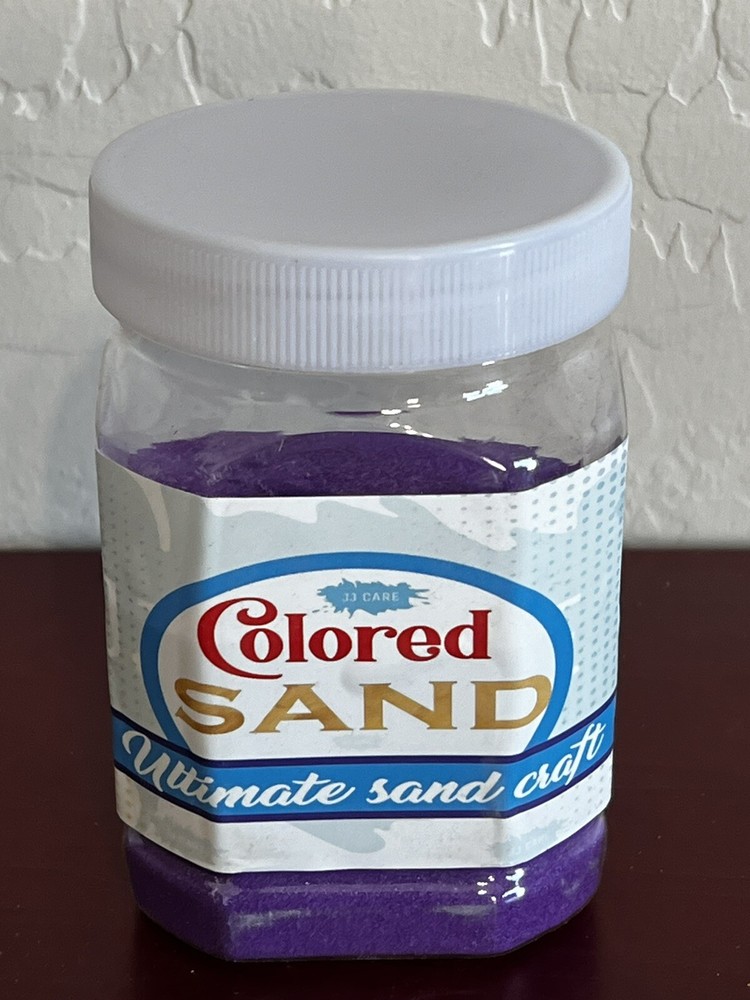 JJ Care Colored Art Sand 6 Bottles Set