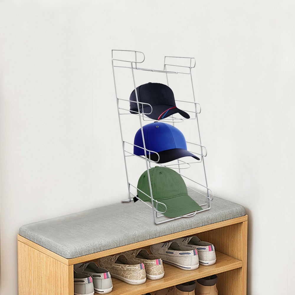 4-tier Hat Display Stand, Tabletop Hat Display Rack, Hat Display Rack for Retail
