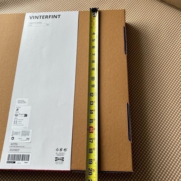 IKEA VINTERFINT Decoration Christmas tree shaped pine/white. NEW