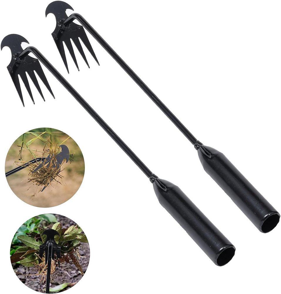 Weed Puller Tool Garden Weed Pulling Tool, Portable Garden Weeder Tool Uprooting