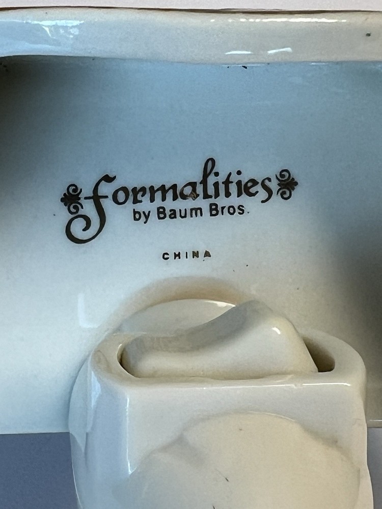 Formalities Floral Ceramic Night Light Works On/Off Switch Vintage