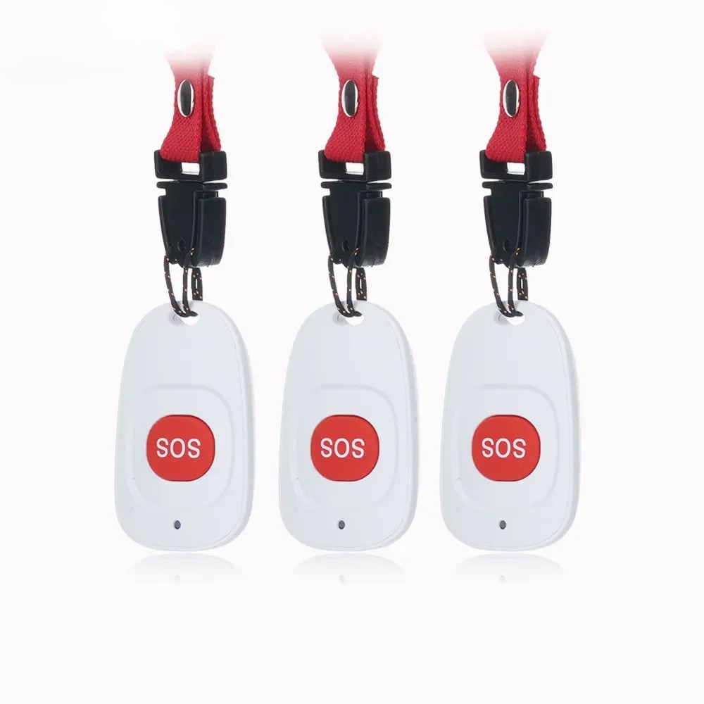 433MHz Panic Button Home Alarm System,Keychain Controller,Old People Senior Call