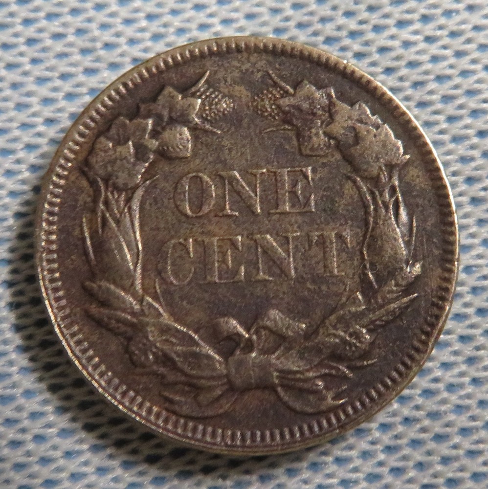 1857 Flying Eagle Cent - XF-AU