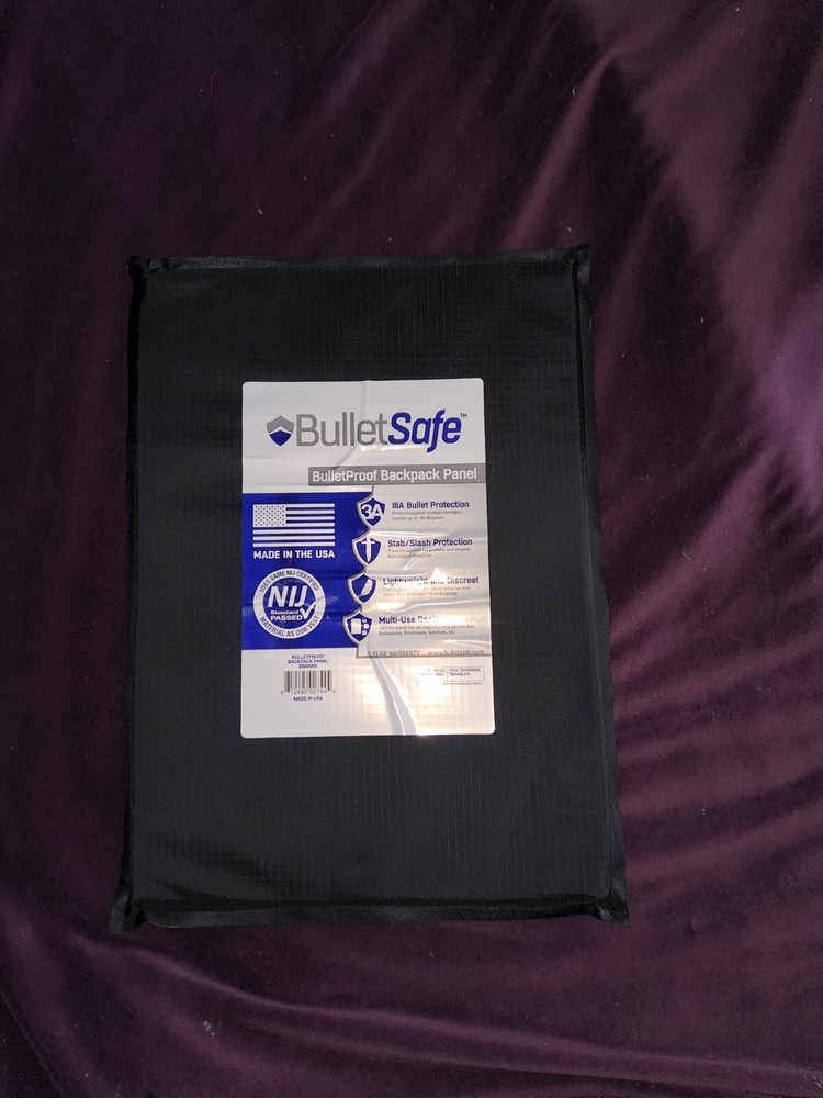 BulletSafe Bulletproof Backpack Panel Level IIIA
