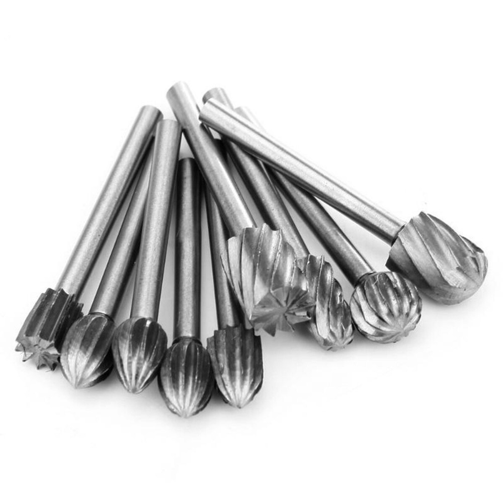 20Pcs Diamond Burr Bits Drill Set Rotary Multi Tool Accessories Kit For Dremel