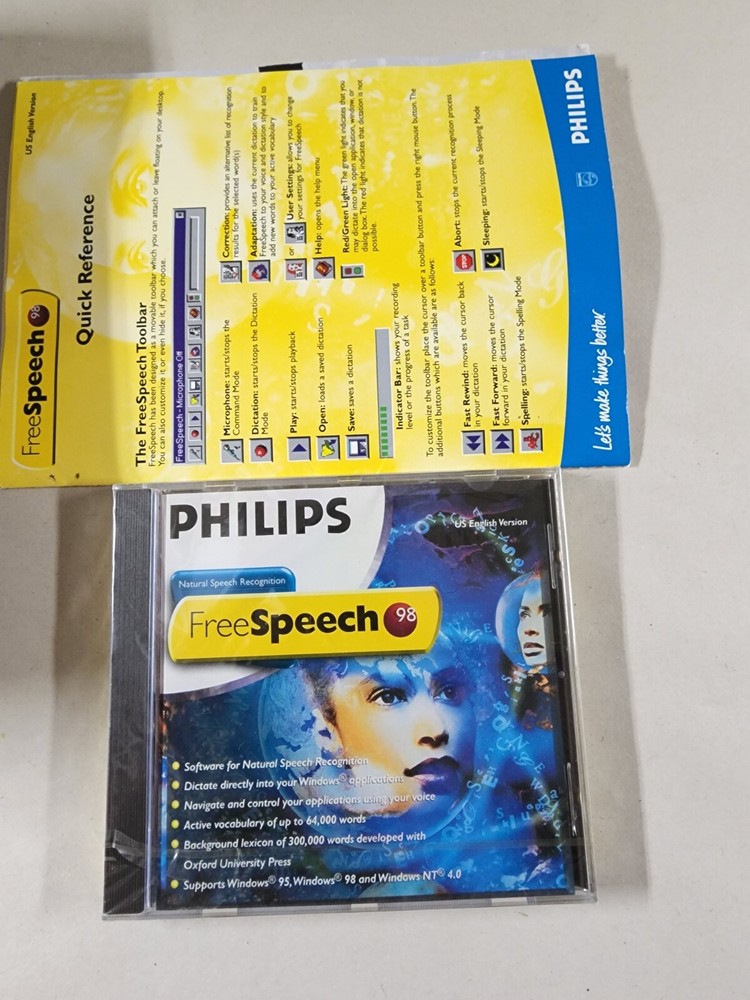 Philips LFH6307/54 Natural Speech Recognition w SpeechMike Microphone