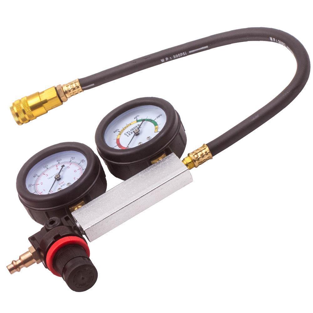 Engine Compression Leakage Leakdown Detector Cylinder Leak Tester Kits