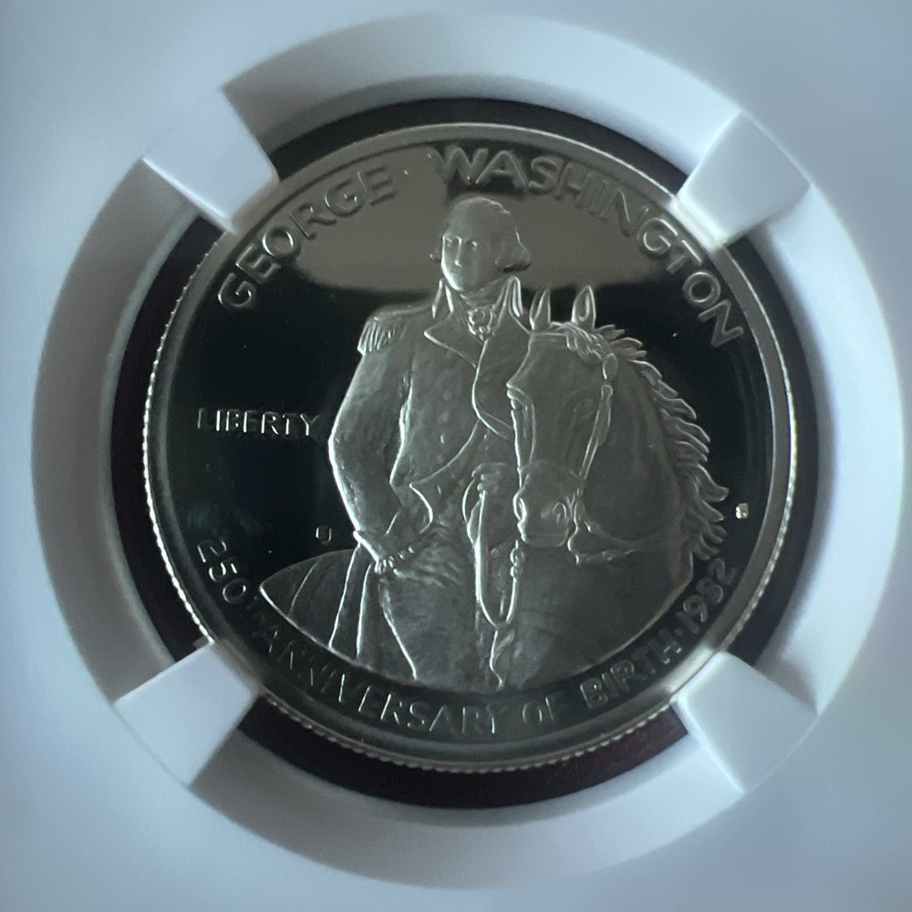 1982-S GEM PROOF George Washington Commemorative Half Dollar NGC