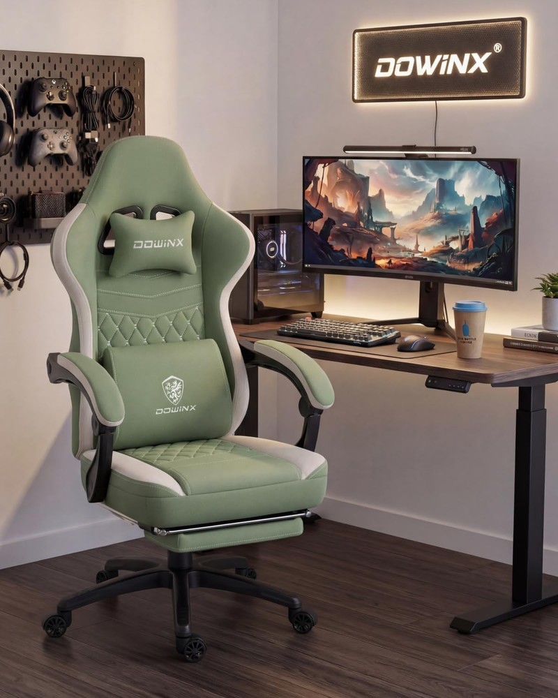 Dowinx Gaming Chair Fabric Pocket Spring
