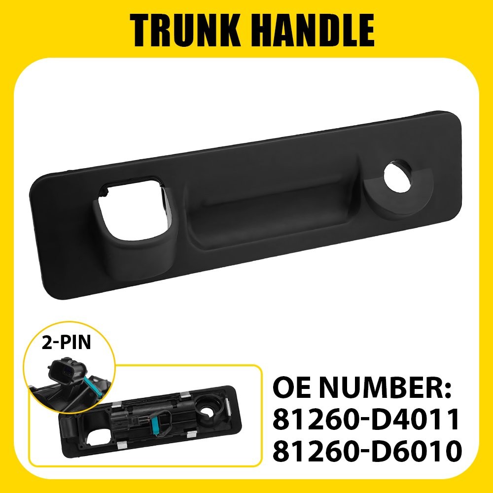 Fits Kia Optima 16-20 Outside Trunk Lid Lock Tailgate Handle Release Handle EOOJ