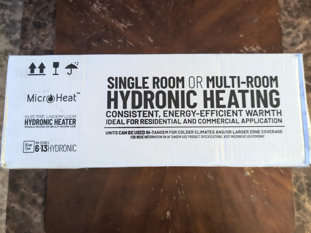 NEW JVIS USA MicroHeat 6-13 Electric Underfloor Hydronic Heater. 240V 1ph 60 HZ