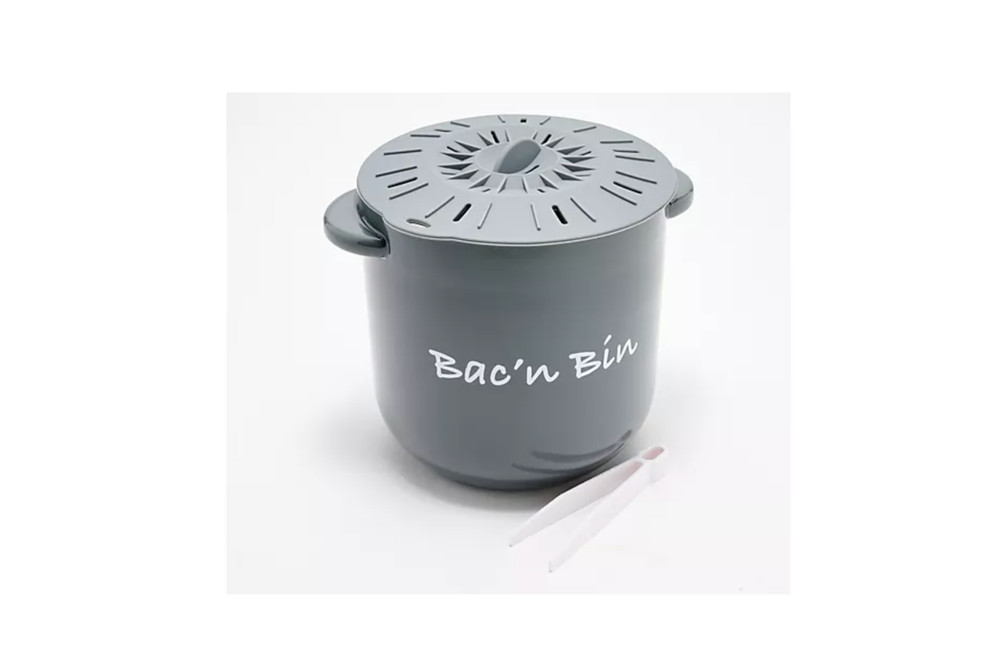 Chefologist Ceramic Bacon Cooker_Dark Grey