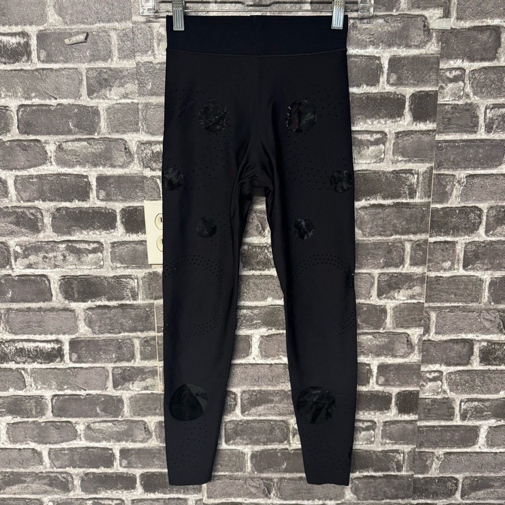 Ultracor knockout leggings black dot perforated SIZE SMALL S