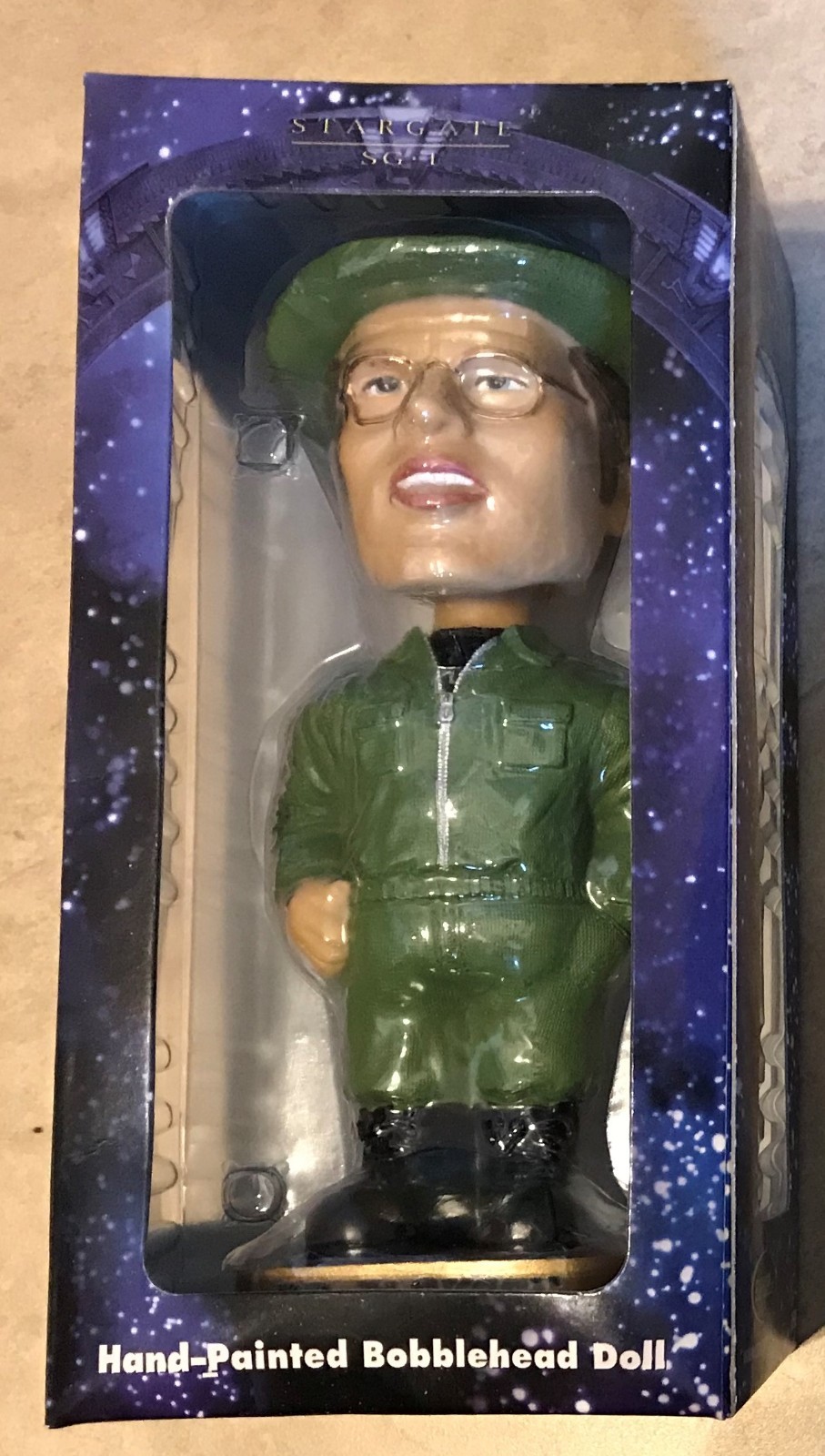 Dr Jackson Stargate SG-1 Hand Painted Bobble Head #d to 1000 NEW in box