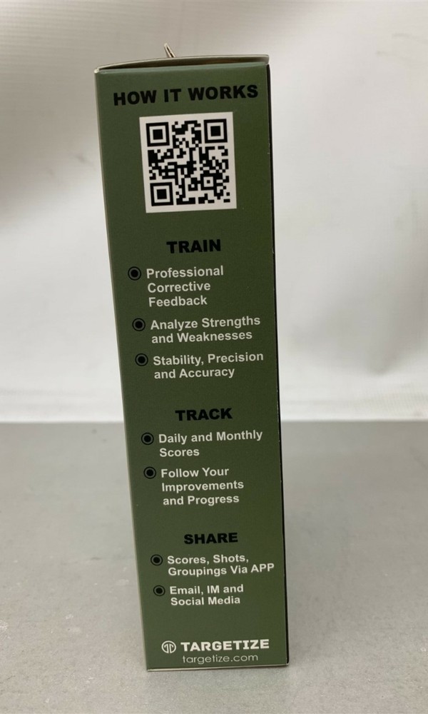 Targetize Personal Firearm Training System Live/Dry Fire CO2, 36264