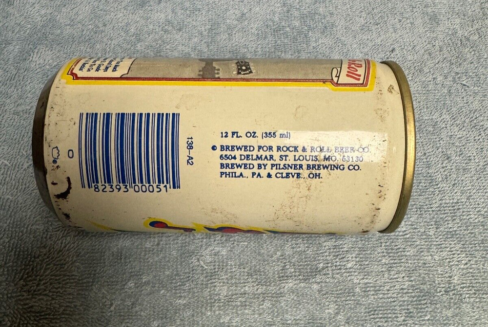 Rock & Roll Beer Chuck Berry Vintage Empty Beer Can 12oz Empty