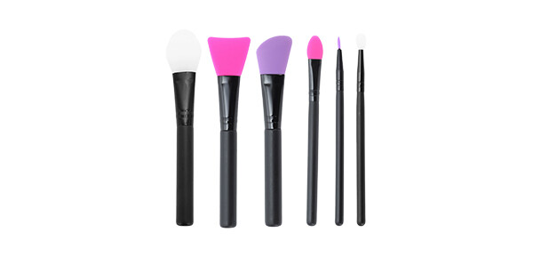 Soft Facial Mask Brush Assorted Color 1 Set