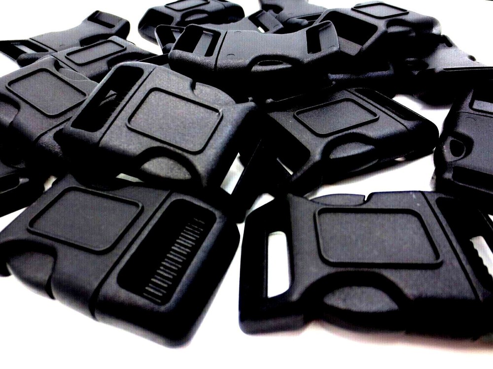 Buckle Clip-On For Strap, Durable Polyacetal, Fits 1", 25mm Wide Webbing Strap