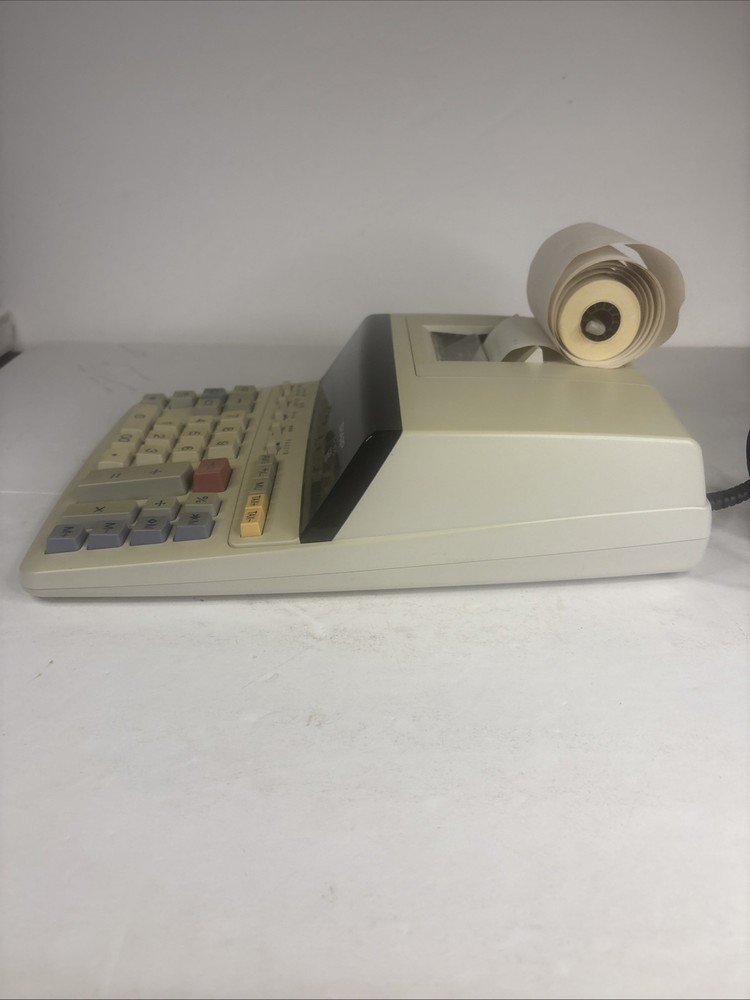 Vintage Sharp EL-1197PII Printing Calculator Tested Working