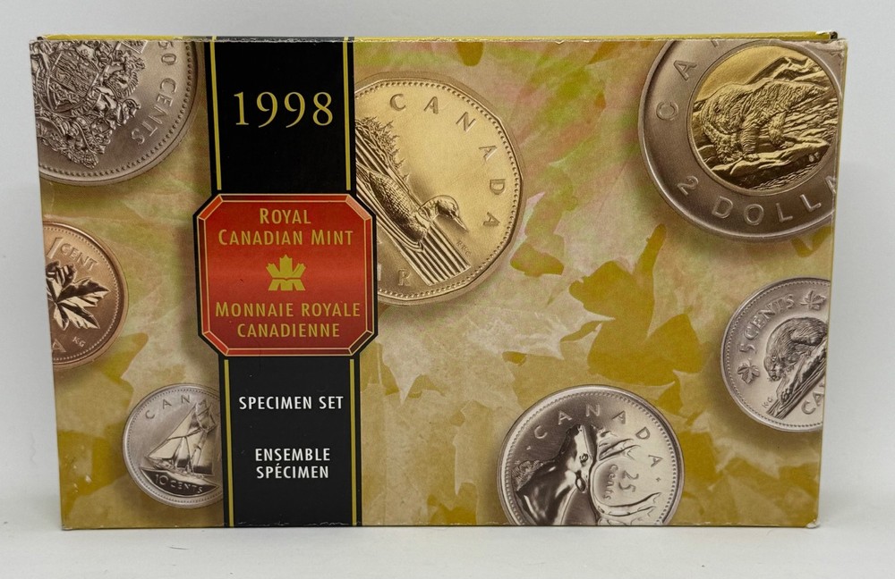 1998 7 Coin SPECIMEN SET Original Govt Packaging Nice!