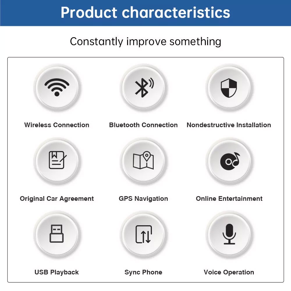 For BMW 328i 2008-2013 CIC System Wireless Apple Carplay Android Auto Module