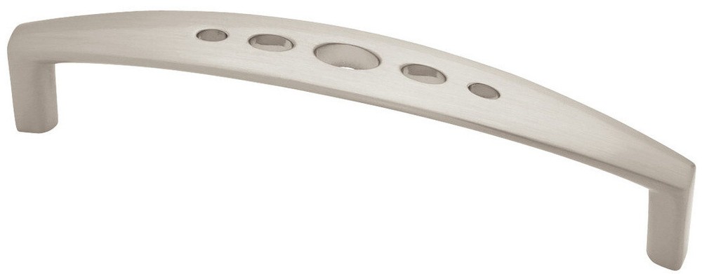 (12 Pack) 3-3/4" Modern Individuals Hole Punch Pull Satin Nickel