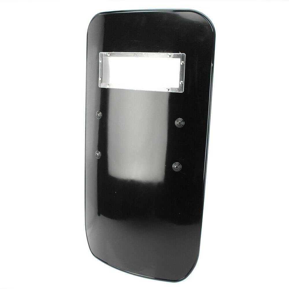 Portable Anti-riot Shield Rectangle Hand-Held Security Protection Durable Shield