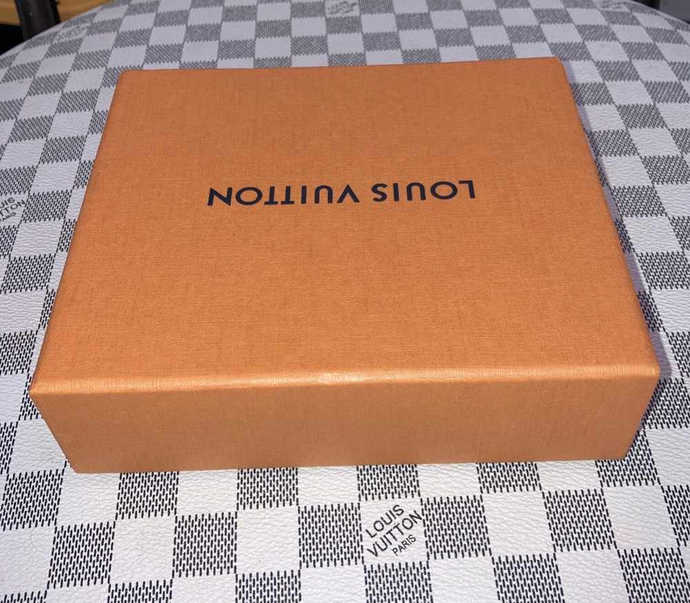 Authentic LOUIS VUITTON Wallet Drawer Style Empty Box 5.75" x 5” X 1.5".