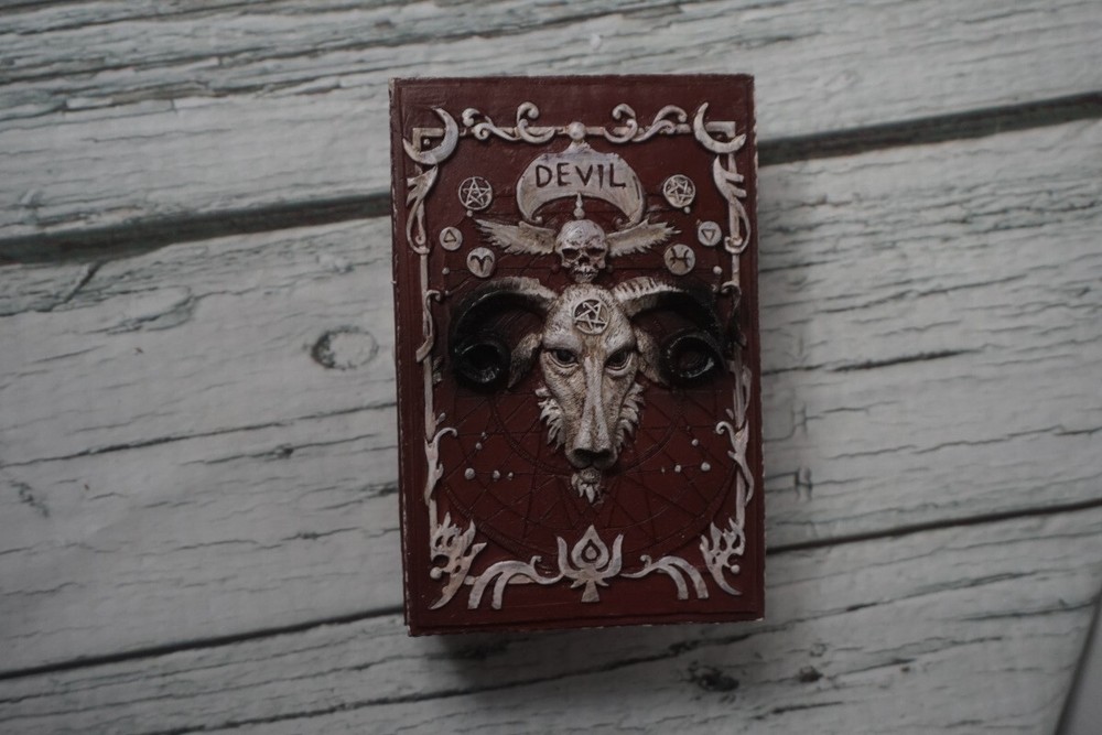 Baphomet Tarot Card Trinket Box