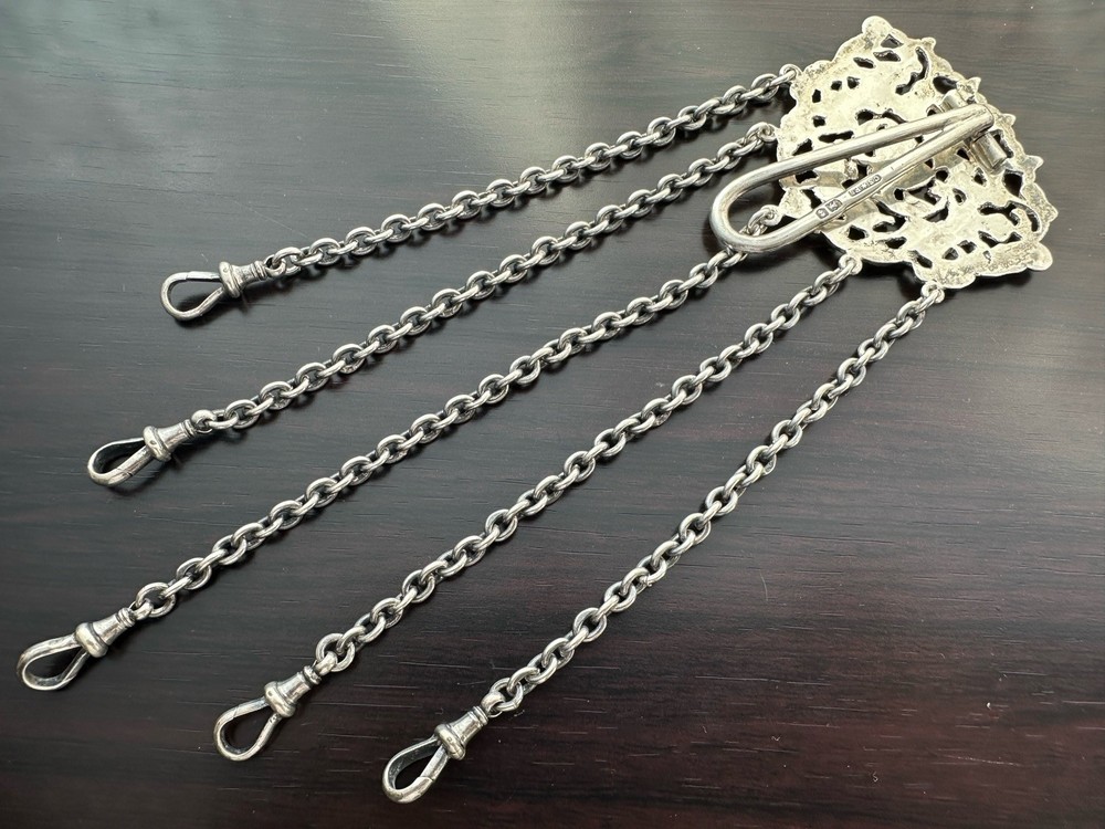 Victorian Solid Silver Chatelaine c.1898