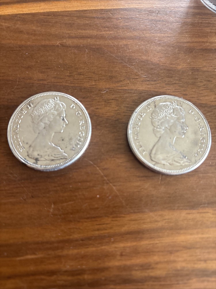2X Canada silver dollar flying goose 1867-1967