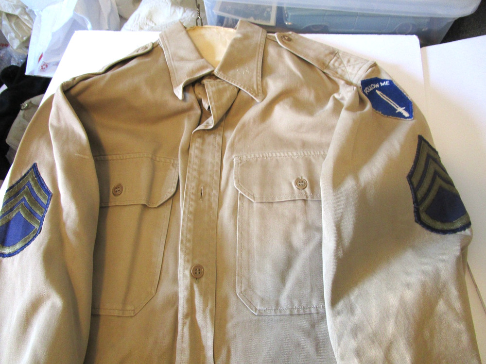 3 WW2 Shirts With Patches