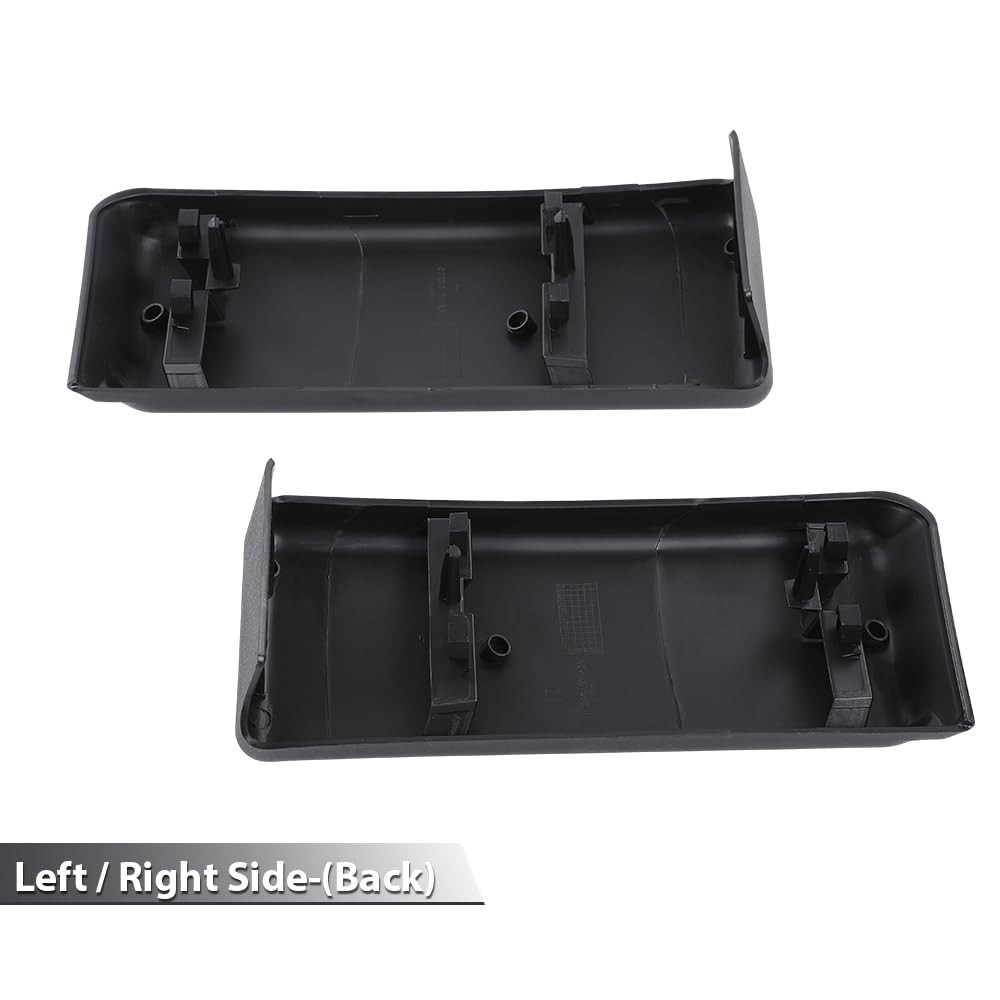Front Bumper Guards Pads & License Plate Frame Bracket Compatible with Ford F...