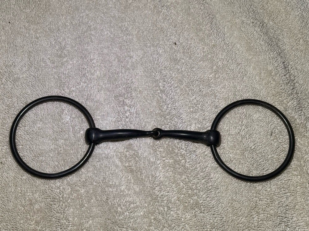 Snaffle Horse Bit 4.50 Inch Loose Ring Thin Snaffle Bit