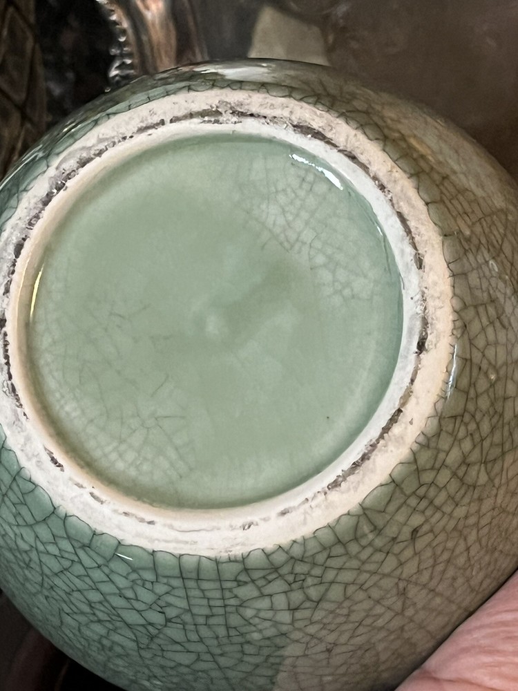 Pr celadon green planter