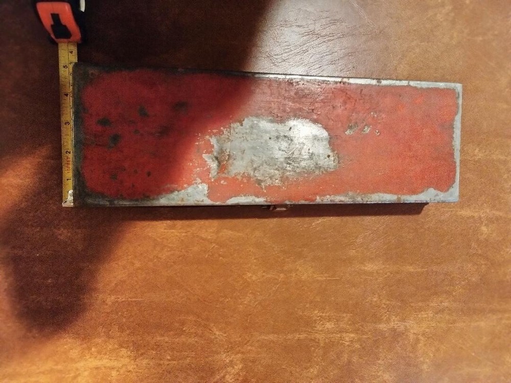 Vintage Stanley Red Tool Box - Empty Box Only
