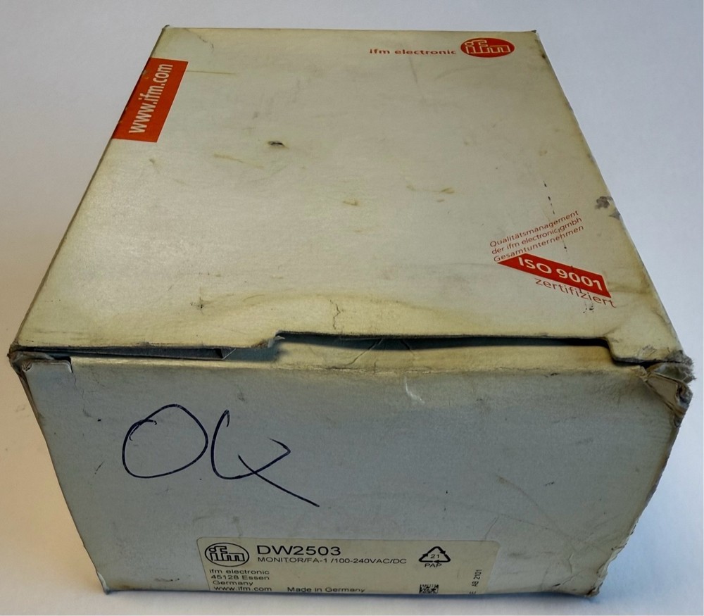 IFM Electronic Programmable Frequency-Current Converter / DW2503 / BNIB