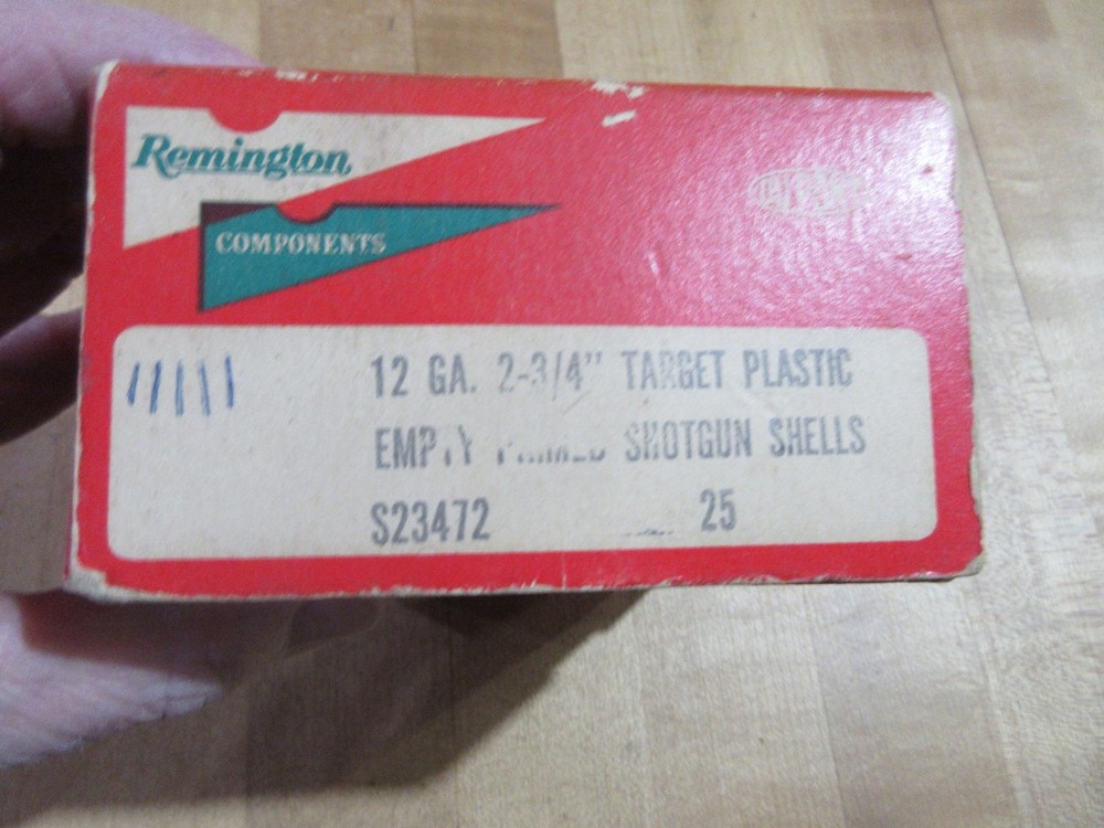 Empty Remington 2 Piece Empty Shotshell 12 ga box (r)