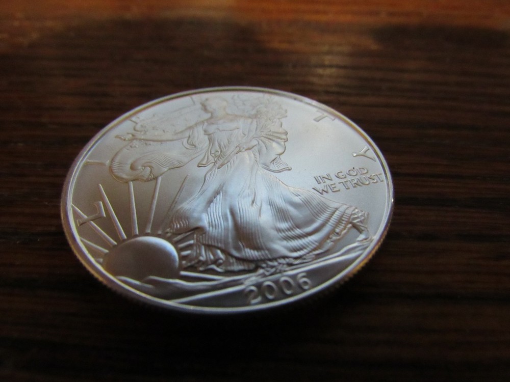1 OZ. 2006 AMERICAN EAGLE .999 SILVER COINS