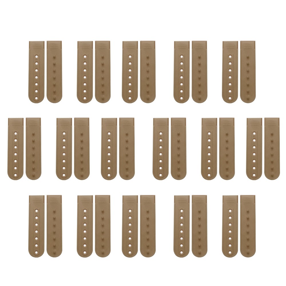 16 Pairs Hat Snap Replacement, Adjustable PE Snapback  Cap Strap, Coffee
