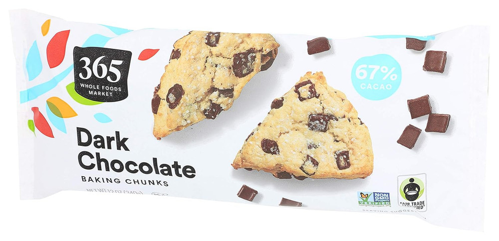 , Dark Chocolate Baking Chunks, 12 Ounce