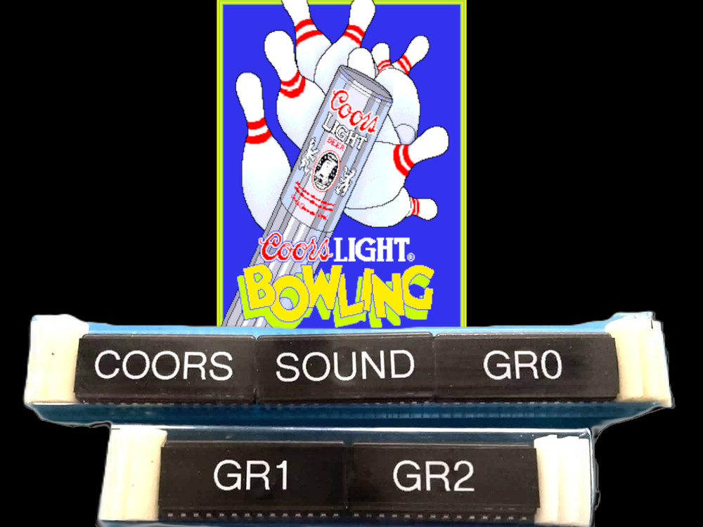 Coors Light Bowling eproms Upgrade Capcom Bowling w Coors Code