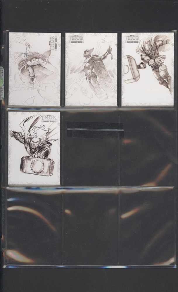 2011 Upper Deck Thor: Concept Series Cards Complete Set (13/13) B1