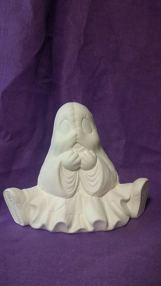 Ceramic Bisque~~ Ready to Paint ~~ Softie Ghost