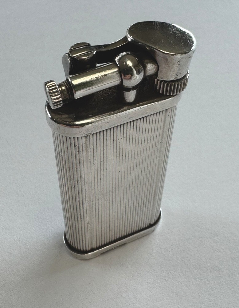 Dunhill VINTAGE Unique Lines Silver Lighter