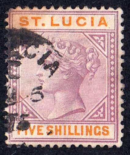 Saint Lucia Scott 38 Used.